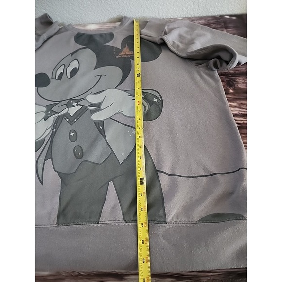 Walt Disney World Sweatshirt 50th‎ Anniversary XXL Mickey Mouse Tuxedo Gray 2XL - Picture 6 of 9